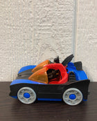 secondhand Fisher Price Imaginext Super Friends Batman And Robin Batmobile