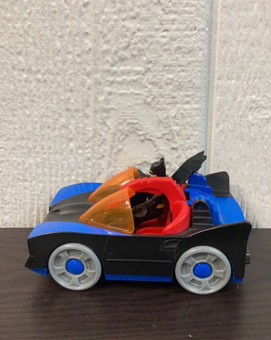 secondhand Fisher Price Imaginext Super Friends Batman And Robin Batmobile