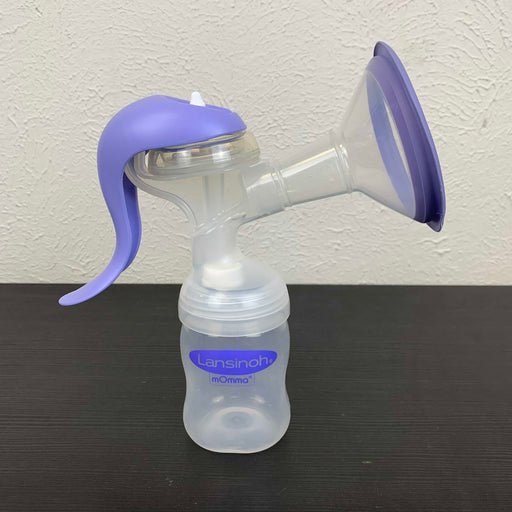 secondhand Lansinoh Manual Breast Pump, with Accessories