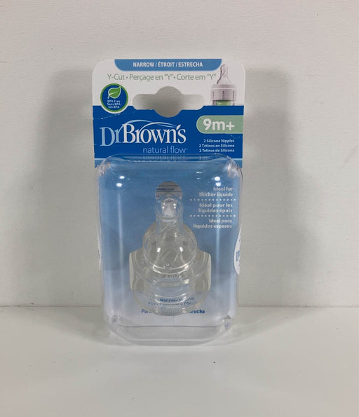 used Dr. Brown's Baby Bottle Nipples 2-Pack, Level 4 (9m+, Fast Flow)