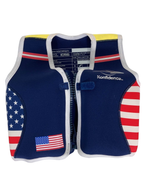Shop Konfidence Original Swim Jacket, Small( 1.5-3 years), Navy US Red Flag at GoodBuy Gear