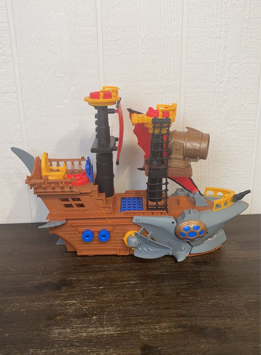 used Fisher Price Imaginext Shark Bite Pirate Ship