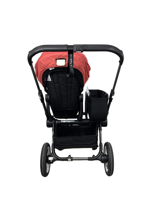 Bugaboo Donkey 5 Stroller Mono, Sunrise Red, Midnight Black, Graphite, 2021