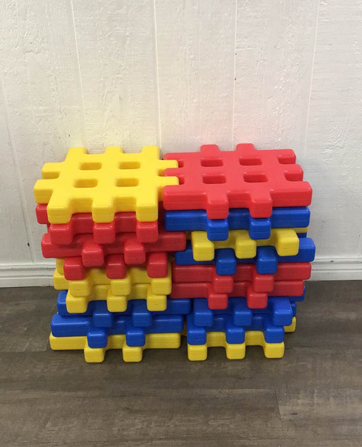 used Little Tikes Big Waffle Block Set