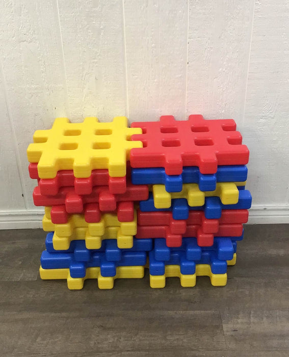 used Little Tikes Big Waffle Block Set