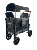 used Wonderfold W2 Luxe Multifunctional Double Stroller Wagon, 2021, Charcoal Gray