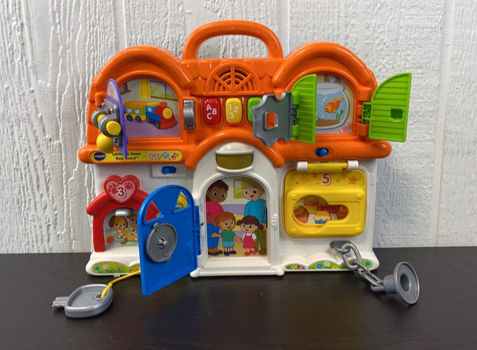 secondhand VTech Latches & Doors Busy Board