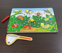 used Melissa & Doug Bug Catching Magnetic Puzzle Game