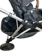 used Mockingbird Single to Double Stroller, 2020, Silver with Black Leather, Windowpane, Black