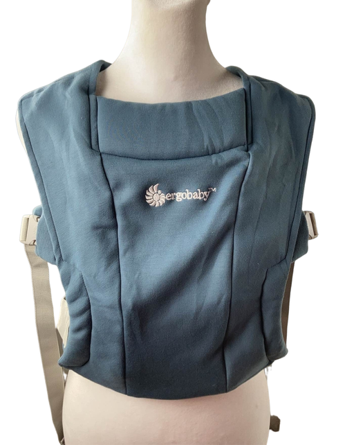 secondhand Ergobaby Embrace Baby Carrier, Oxford Blue