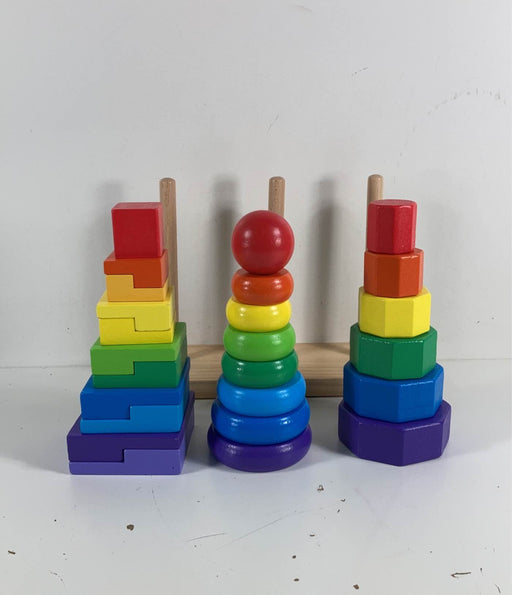 secondhand Melissa & Doug Geometric Stacker