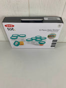 used OXO Tot 2oz Baby Blocks Freezer Storage, Aqua