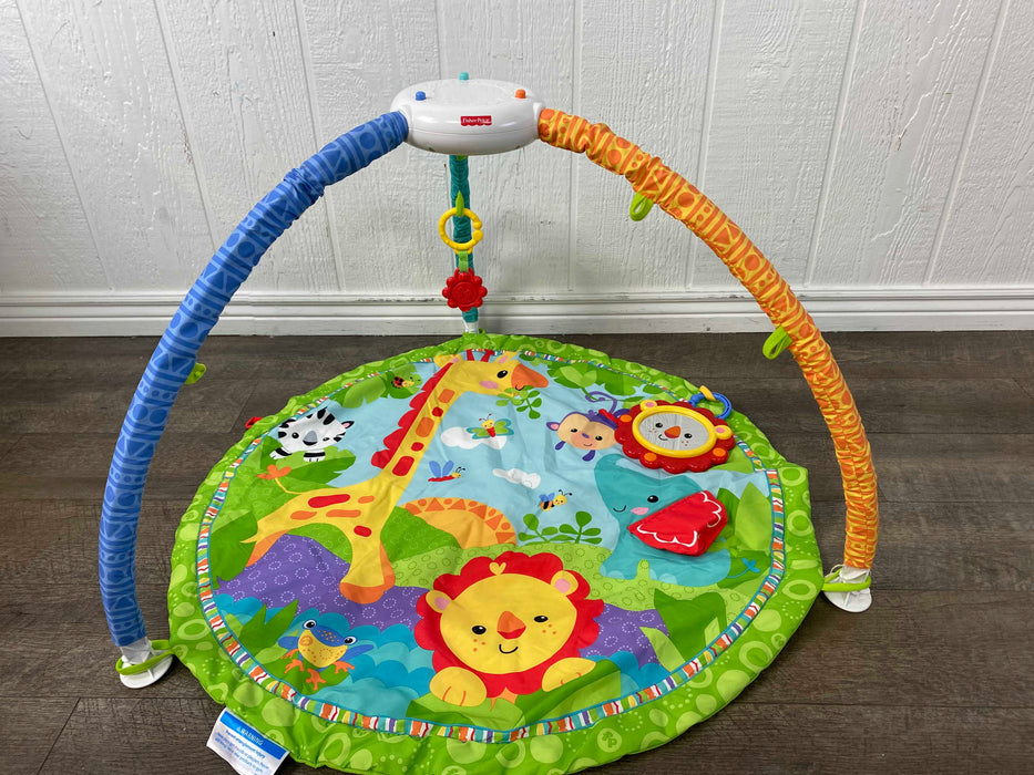 secondhand Fisher Price Rainforest 1-2-3 Musical Gym