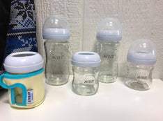 secondhand BUNDLE Glass Bottles Phillips Avent