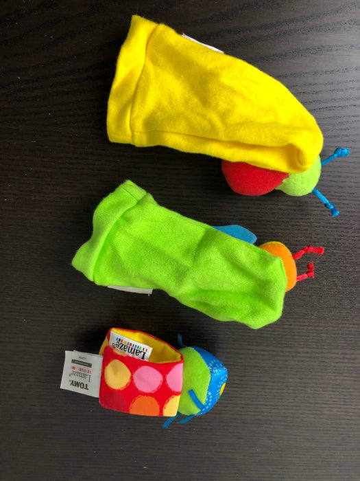 secondhand Lamaze Wrist Rattle & Foot Finder Set, Garden Bug