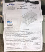 secondhand Graco Lauren 4 In 1 Convertible Crib, 2017, With Mattress