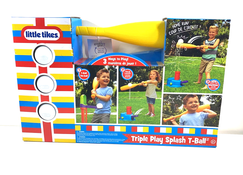 used Little Tikes 3-in-1 Triple Splash T-Ball Set