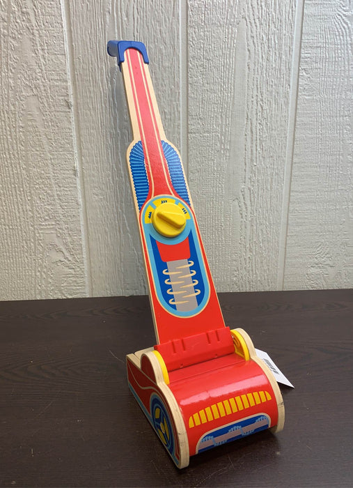 used Melissa & Doug Wooden Vacuum Cleaner Play Set