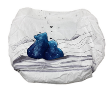 used JumpOff Jo Fitted Crib Sheet, Mama Bear Blue