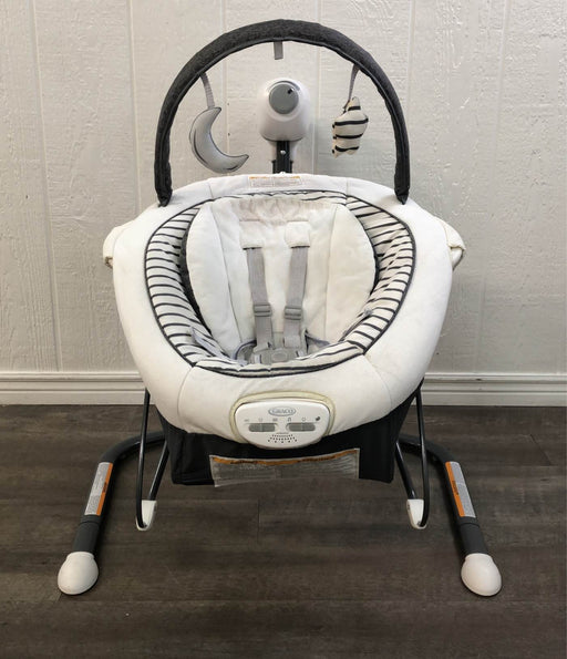 secondhand Graco Duet Sway LX Swing With Portable Bouncer