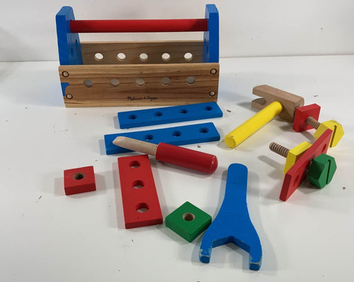 secondhand Melissa & Doug Take-Along Tool Kit Wooden Toy