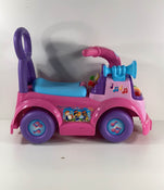 secondhand Fisher Price Little People Music Parade Ride-On, Pink