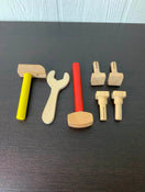 secondhand Melissa & Doug Take-Along Tool Kit Wooden Toy