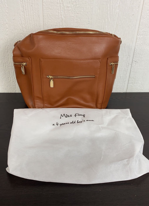 used Miss Fong Leather Diaper Bag