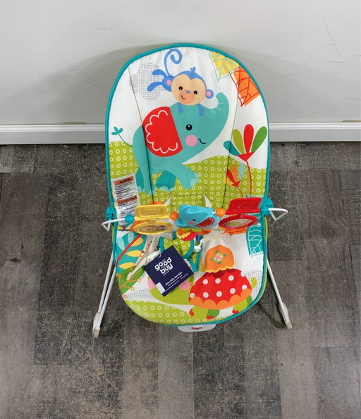 secondhand Fisher Price Baby Bouncer, Animal Kingdom