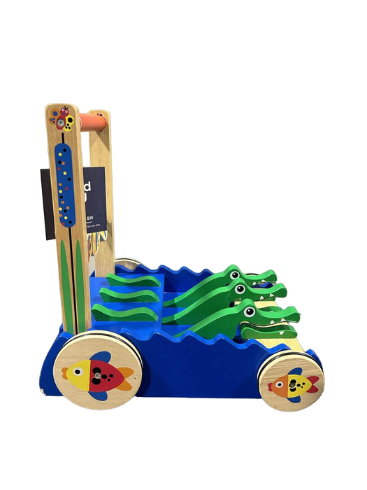 secondhand Melissa & Doug Chomp and Clack Alligator Push Toy