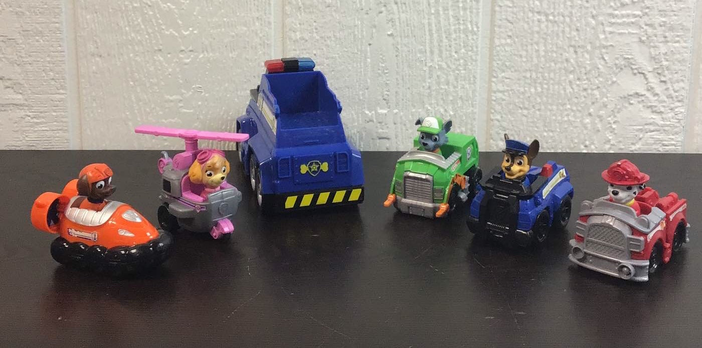 used BUNDLE PAW Patrol Toys