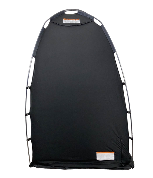 secondhand SlumberPod 3.0 Sleep Canopy, Black with Grey Accents