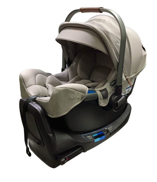 used Nuna PIPA rx Infant Car Seat with RELX Base, 2023, Hazelwood