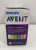 secondhand Philips Avent Natural Baby Bottle, 4oz, 3pk