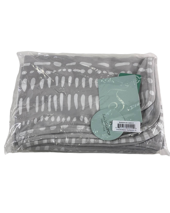 Shop LouLou Lollipop Stretch Knit Blanket, Grey Mudcloth at GoodBuy Gear