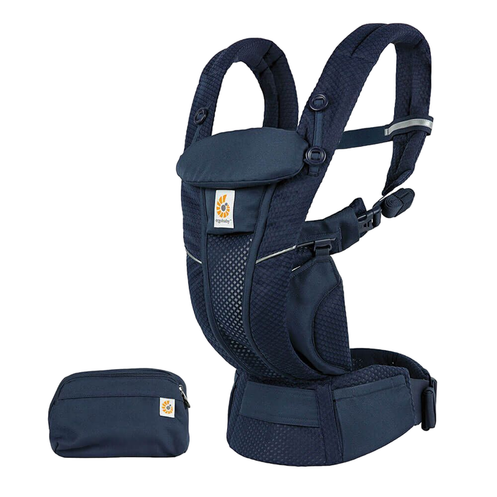 used Ergobaby Omni Breeze Baby Carrier, Midnight Blue