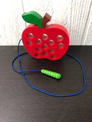 used Lacing Apple Threading Toy