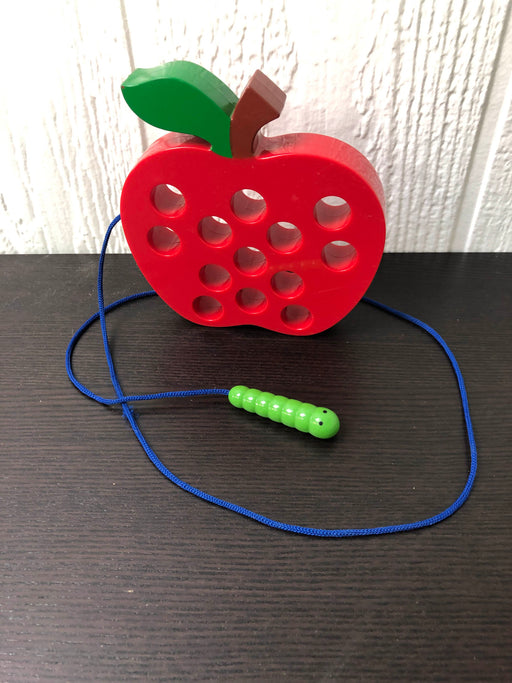 used Lacing Apple Threading Toy