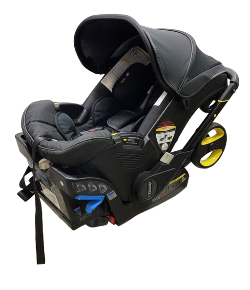 used Doona Infant Car Seat & Stroller-Midnight Edition, 2022