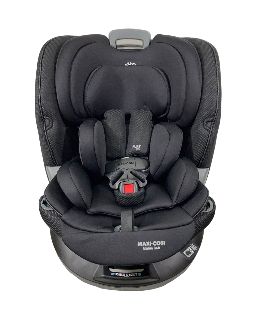 maxi-cosi emme 360 rotating all-in-one car seat Maxi-Cosi Emme 360 Convertible Car Seat, 2023, Midnight Black