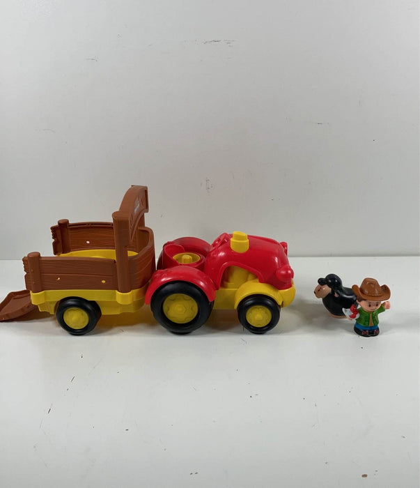 secondhand Fisher Price Little People Tow ‘n Pull Tractor