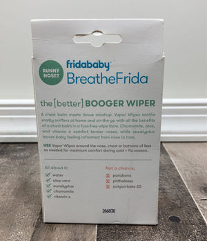 BreatheFrida the BoogerWiper Nose + Chest Wipes