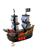 secondhand Fisher Price Imaginext Black & Red Pirate Ship