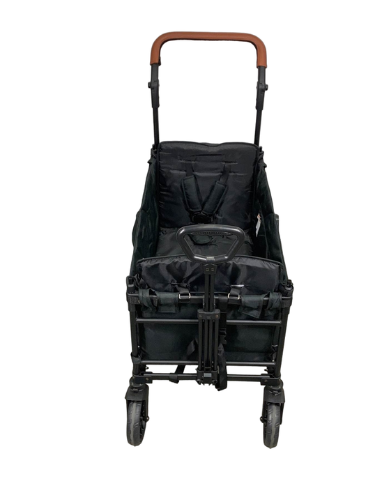 Wonderfold X2 Push + Pull Double Stroller Wagon, 2022, Black