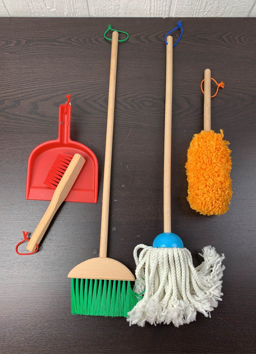 secondhand Melissa & Doug Let's Play House! Dust, Sweep & Mop