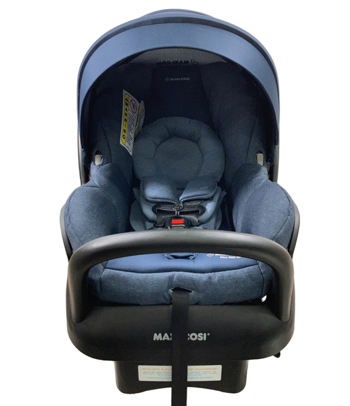 used Maxi-Cosi Mico Max 30 Infant Car Seat, 2019, Nomad Blue