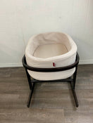 secondhand Monte Ninna Nanna Bassinet, Stone Basket / Dark Brown Base