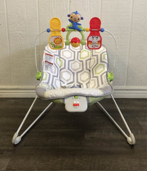 secondhand Fisher Price Baby Bouncer, Geo Meadow