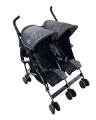 secondhand MacLaren Twin Triumph Stroller, Black/Charcoal