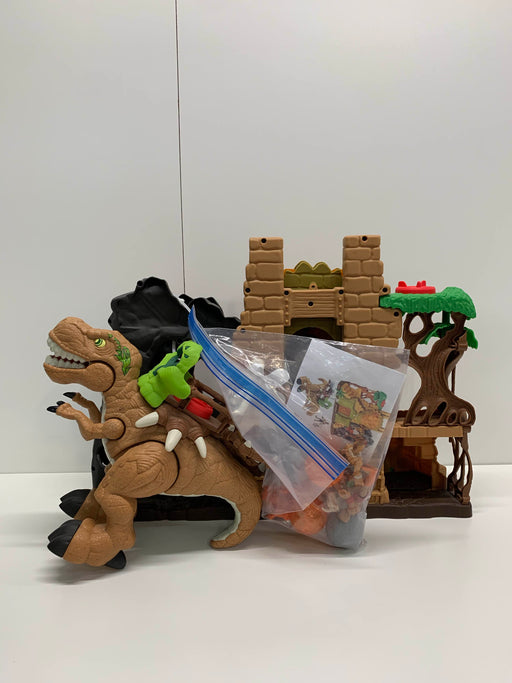 secondhand Fisher Price Imaginext Dino Fortress Gift Set